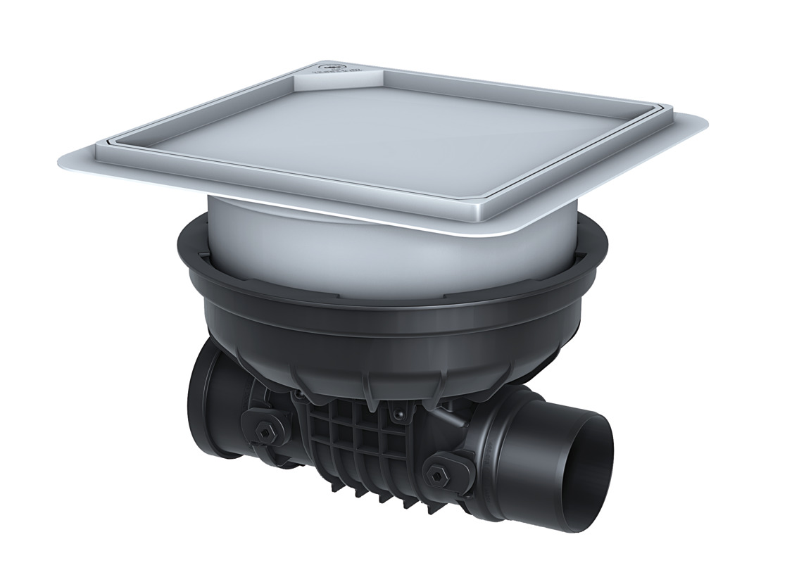 Reinigungsrohr Staufix zum Einbau in die Bodenplatte, ohne Klappe Reinigungsrohr Staufix zum Einbau in die Bodenplatte, ohne Klappe