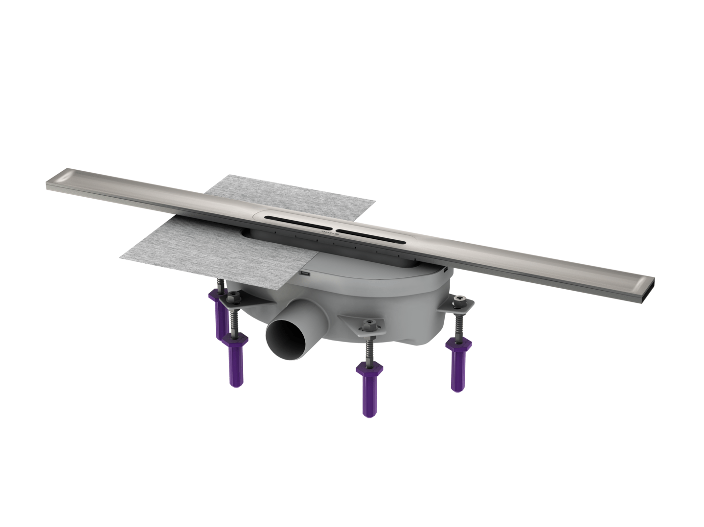 Duschrinne Linearis Infinity 90 mit Edelstahl Rinne Duschrinne Linearis Infinity 90 mit Edelstahl Rinne