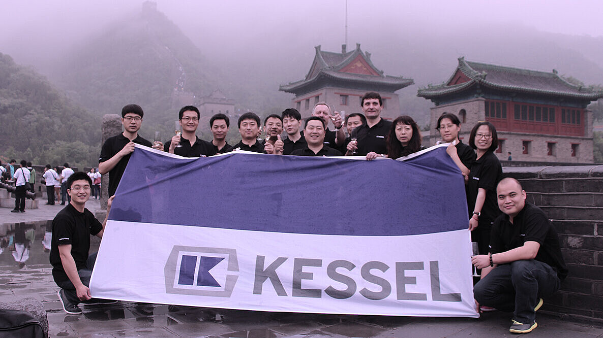 Gründung der Niederlassung in China Gründung der Niederlassung in China