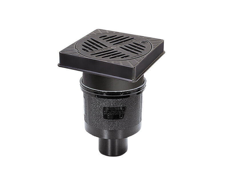 Hofablauf Ecoguss 200 mit senkrechtem Auslauf Hofablauf Ecoguss 200 mit senkrechtem Auslauf