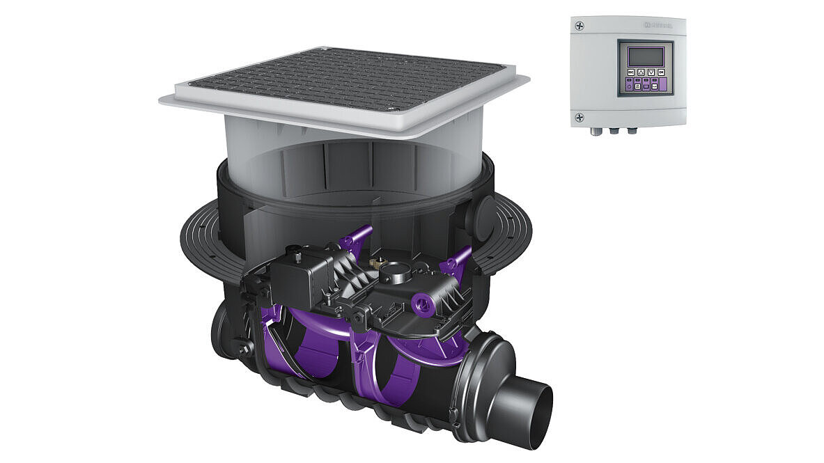 Rückstauautomat Staufix FKA zum Einbau in die Bodenplatte Rückstauautomat Staufix FKA zum Einbau in die Bodenplatte
