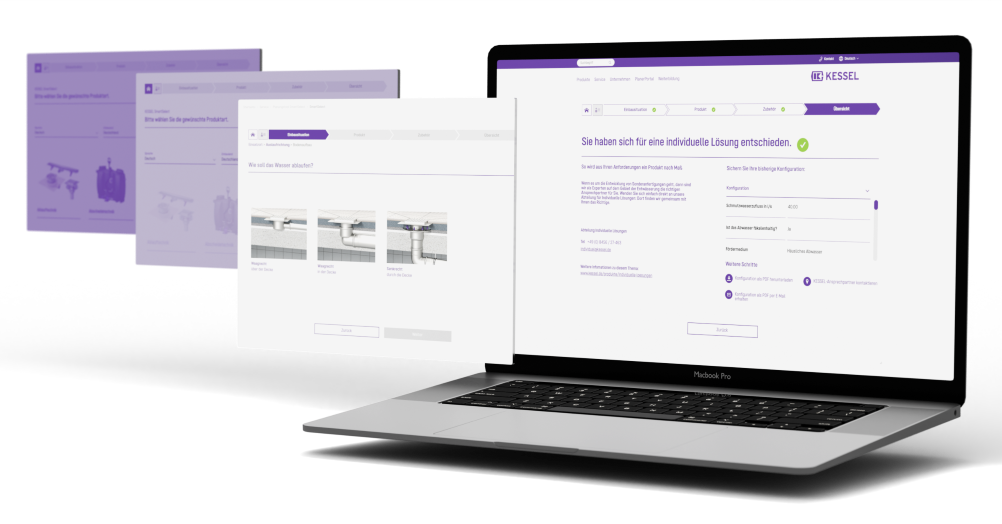 Auslegungstool SmartSelect auf Laptop Auslegungstool SmartSelect auf Laptop