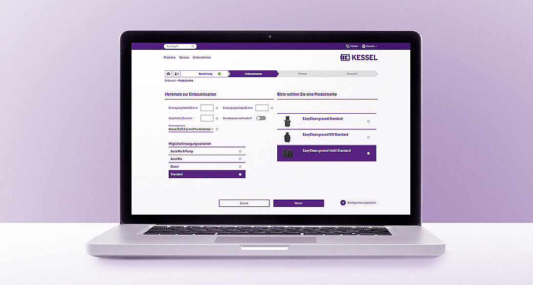 Planungstool SmartSelect für Pumpentechnik Planungstool SmartSelect für Pumpentechnik