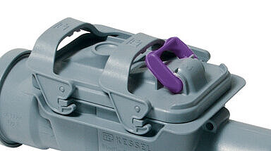 Schnelle Wartung ohne Werkzeug dank Schnellspannverschluss Schnelle Wartung ohne Werkzeug dank Schnellspannverschluss